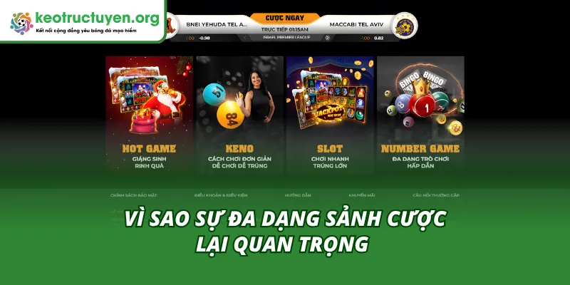 Debet Đa Dạng Sảnh Cược – Trải Nghiệm Lựa Chọn Không Giới Hạn Tầm quan trọng của hệ thống sảnh cược đa dạng