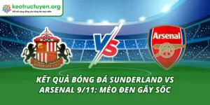 Kết Quả Bóng Đá Sunderland vs Arsenal 9/11: Mèo Đen Gây Sốc Kết quả bóng đá Sunderland vs Arsenal 9/11
