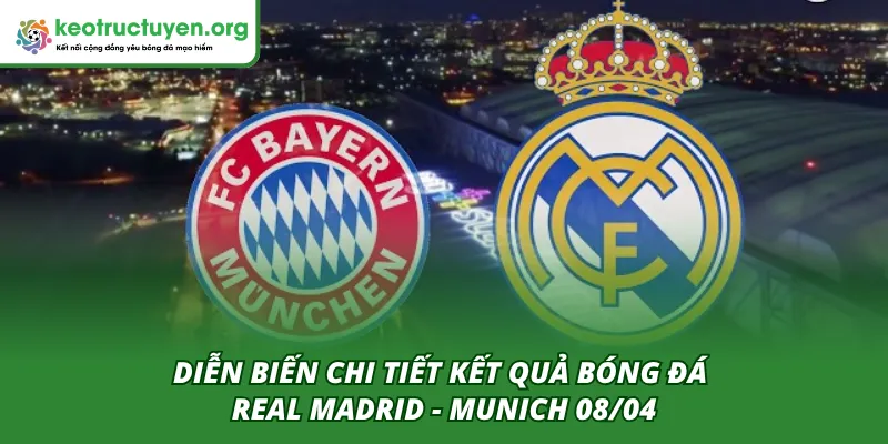Kết Quả Bóng Đá Real Madrid - Munich 08/04: Bản Lĩnh Nhà Vua Diễn biến toàn bộ trận đấu Real Madrid - Munich 08/04