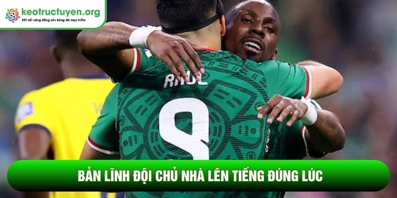 Bản lĩnh đội chủ nhà lên tiếng đúng lúc