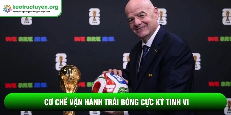 Công nghệ trong quả bóng World Cup - Bước tiến hiện đại Cơ chế vận hành trái bóng cực kỳ tinh vi