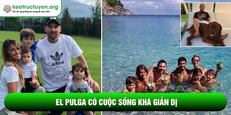 El Pulga có cuộc sống khá giản dị