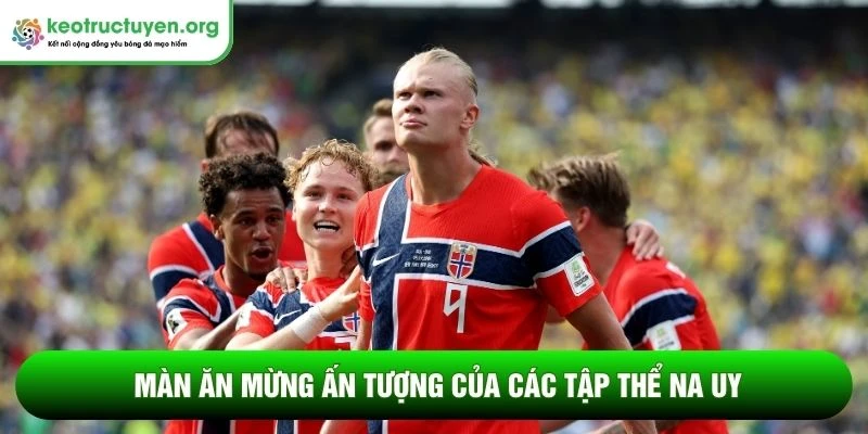 Tỷ lệ kèo trận Brazil vs Na Uy 06/07 - Cơn địa chấn từ Viking Màn ăn mừng ấn tượng của các tập thể Na Uy